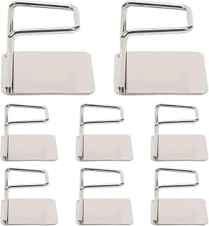 Bathroom Scale Holder, Adhesive Vertical Storage Rack, 8-Piece | 1.85x1.57x1.38in, Weight… product image