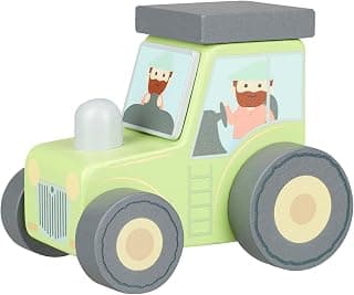 My First Tractor Toy Car - Wooden Farm Vehicles, Cars - Wooden Toys 1 Year Old and Toddler -… product image