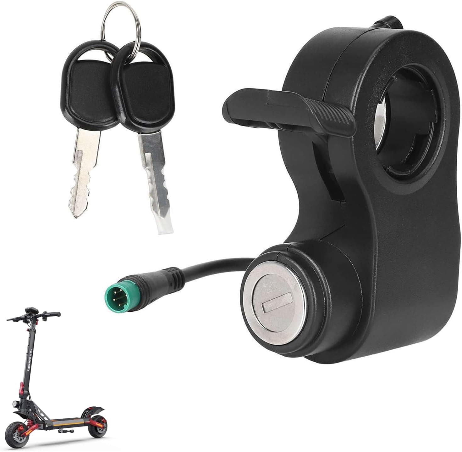 Electric Door Lock for Kukirin G2 Pro/G2 Max 5 Pin Electric Scooter Starter Switch Throttle… product image