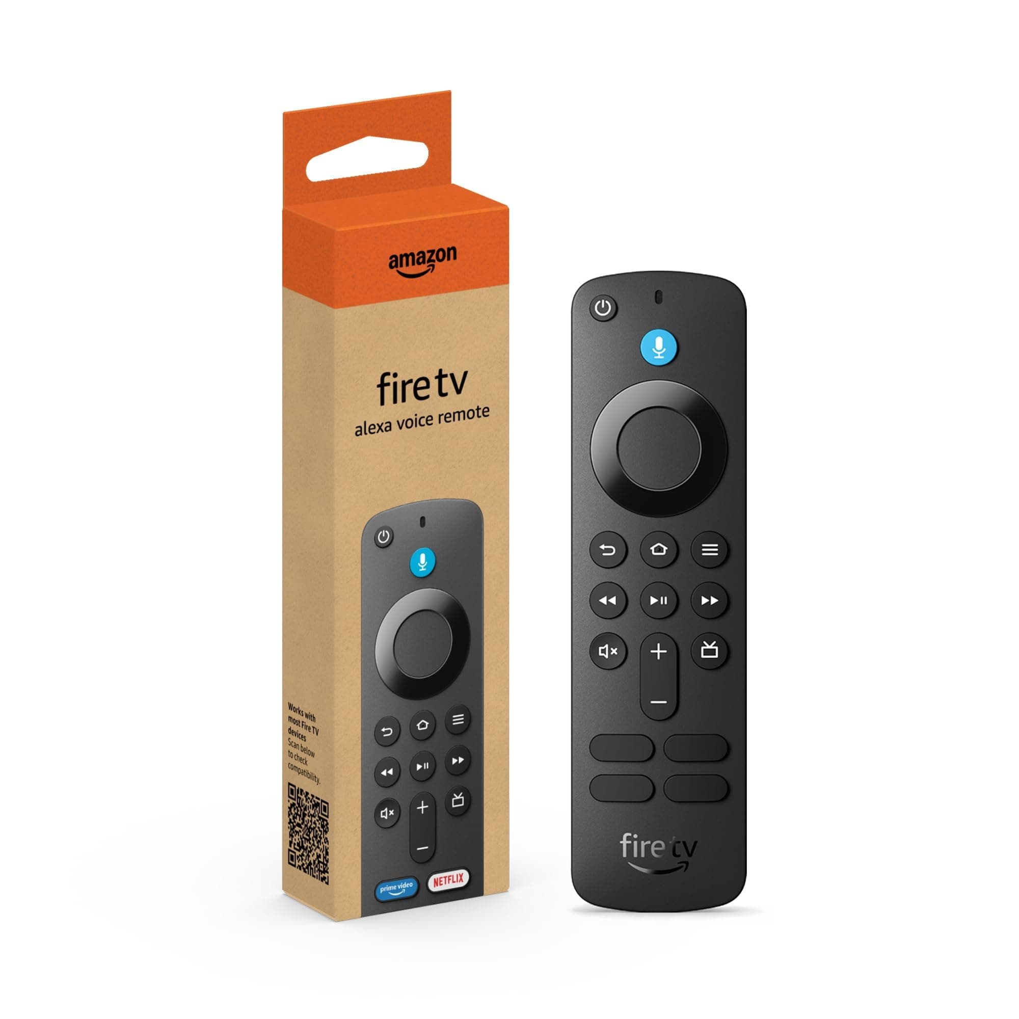 Amazon Made Fire TV Alexa Voice Remote with TV controls, requires compatible Fire TV device product image