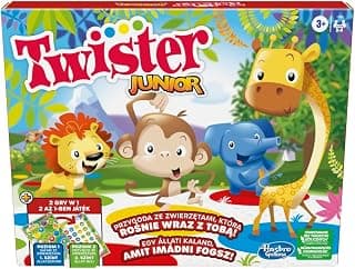 Hasbro Twister Junior Game | 2-Sided Animal Adventure Mat | 2-in-1 Family Board Game for… product image