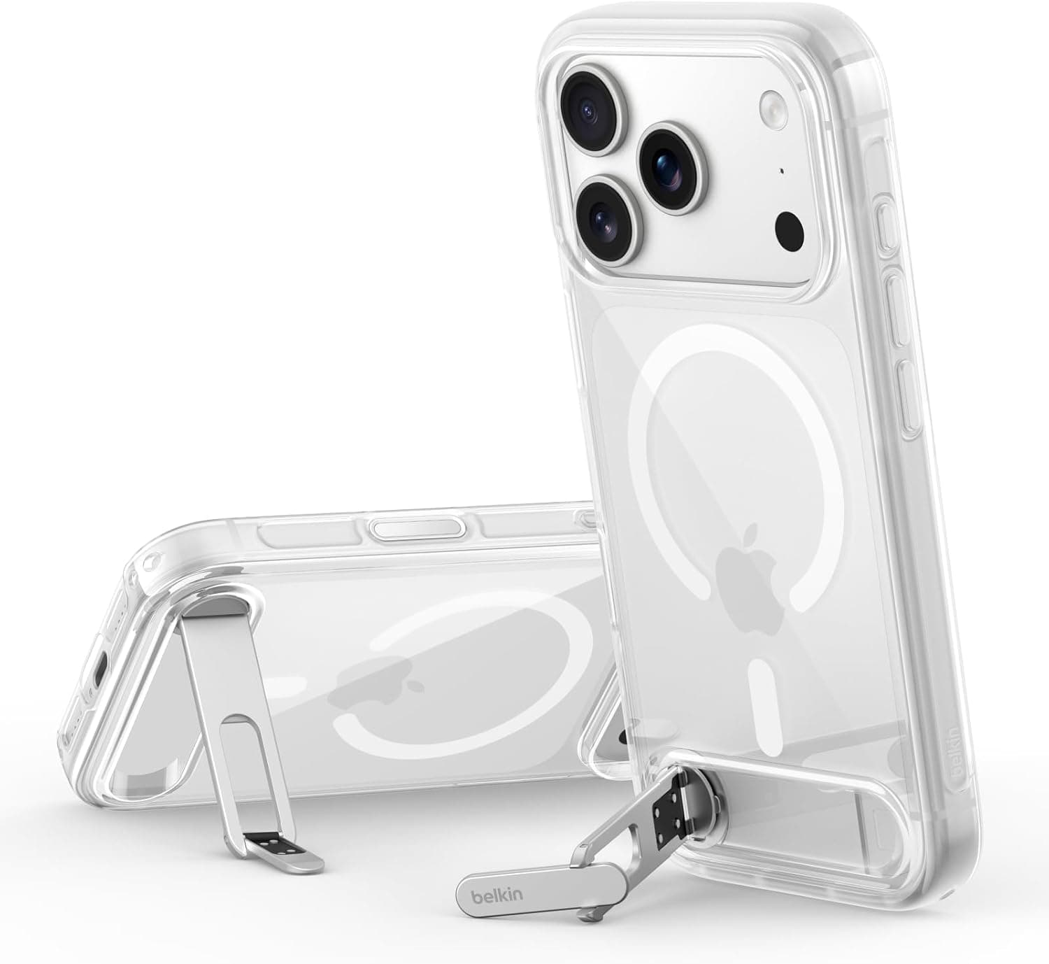 Belkin Clear iPhone 18 Pro and 17 Pro Case with Built-in Stand product image