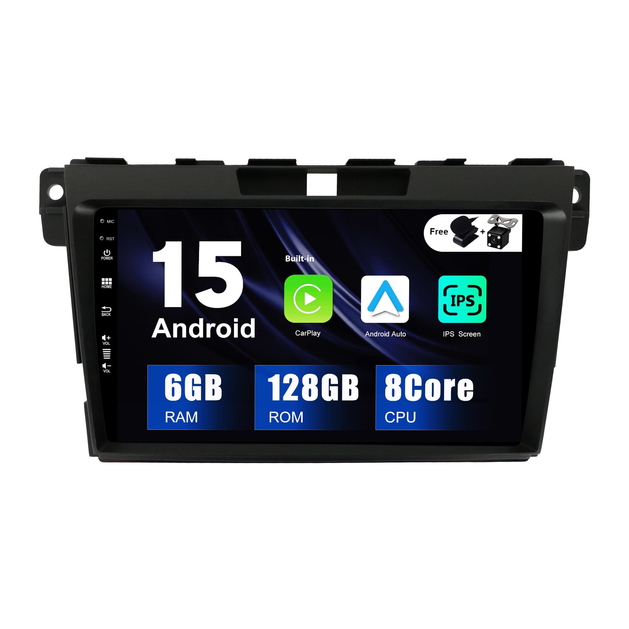 SXAUTO Android 15-6G+128G - IPS Autoradio Passt für Mazda CX-7 (2008-2015) - Eingebaut… product image