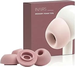 INAIRS Foam Tips – für Apple AirPods Pro (1. & 2. Gen.) – 3 Paar Kopfhörer Aufsätze, S/M/L, Rosa product image