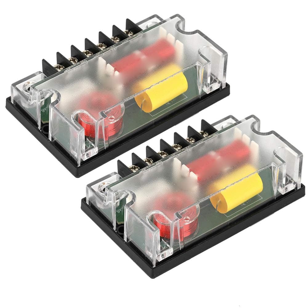 BauphryX 2-Wege-Autoaudio-Frequenzteiler, Lautsprecher-Soundfilter für eine hochwertige… product image