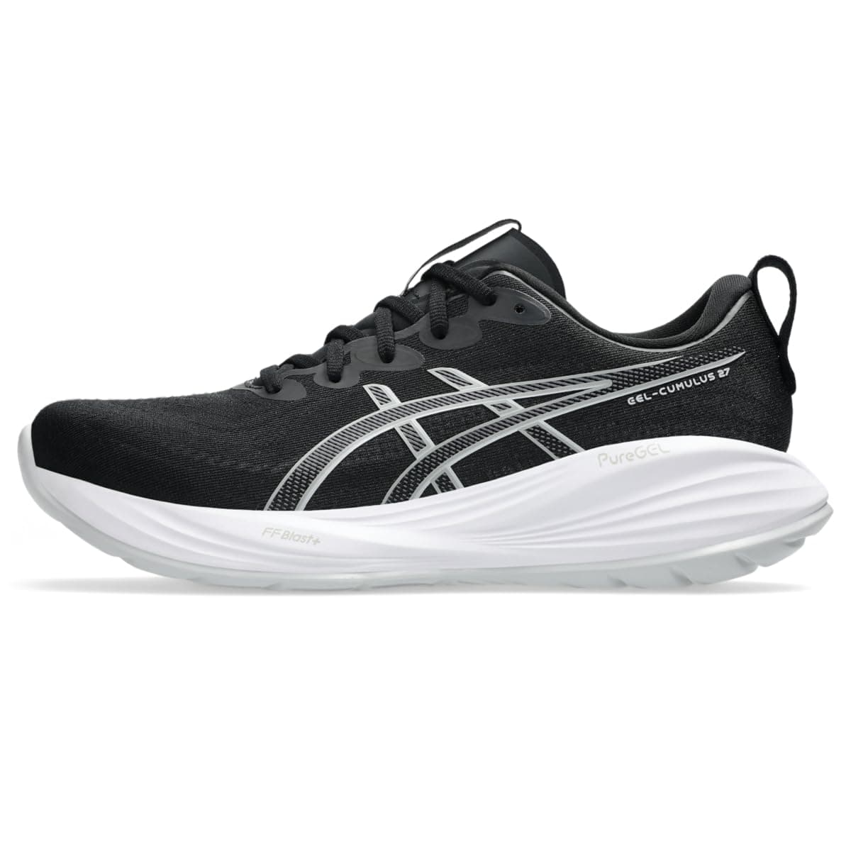 ASICS Men's Gel-Cumulus 27 Running Shoes, Black/Concrete, 12 Wide product image