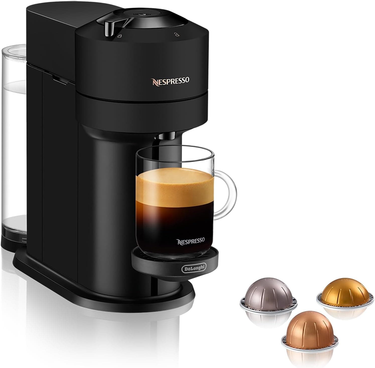 Nespresso Vertuo Next 1,1 Liter Kaffeemaschine | Mattschwarz | Americano, Decaf, Espresso |… product image