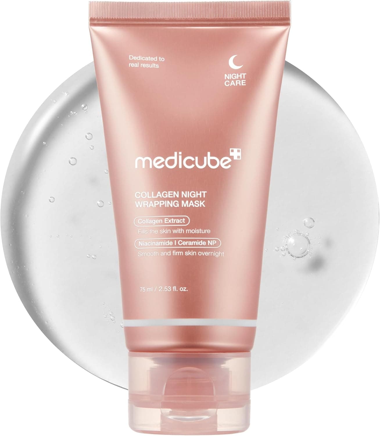 medicube Collagen Peel-Off Wrapping Night Mask | Elasticity & Hydration Care | Plumping Glass… product image