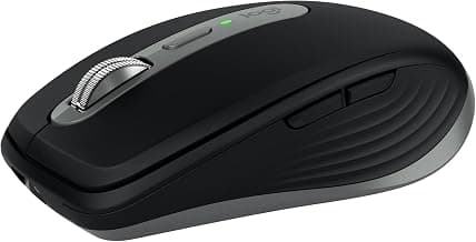 MX Anywhere 3S for Mac, Compact Wireless Bluetooth Mouse | 8K DPI Any-Surface Tracking, Quiet… product image