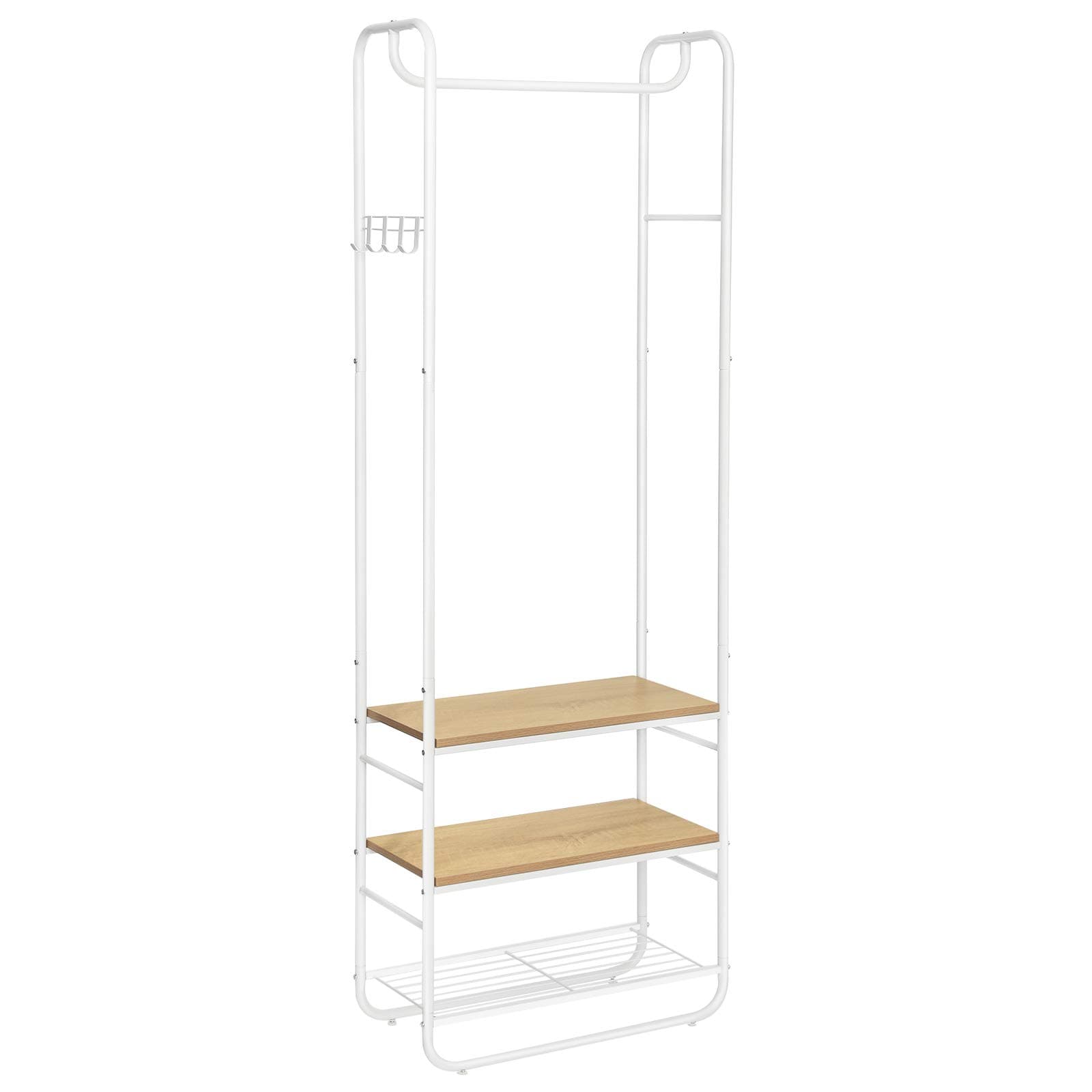 VASAGLE Garderobenständer, Garderobe, Kleiderständer, mit Schuhablage, Schuhregal, Flur,… product image