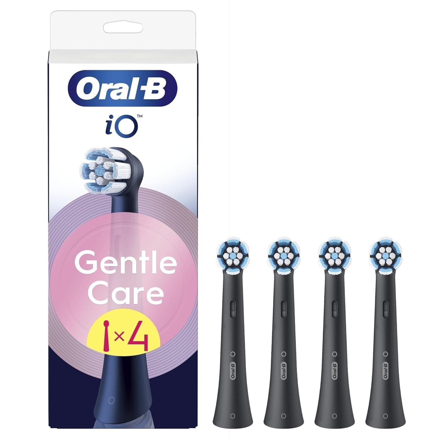 Oral-B Gentle Care Ersatzbürsten, Schwarz, weich, geeignet für empfindliches Zahnfleisch,… product image