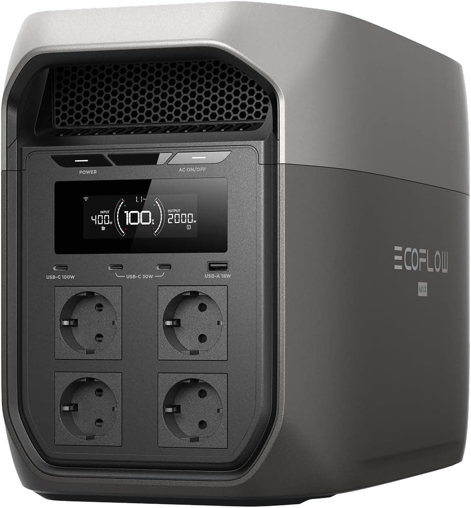 DELTA 3 Max 2048Wh Portable Power Station (Refurbished) product image