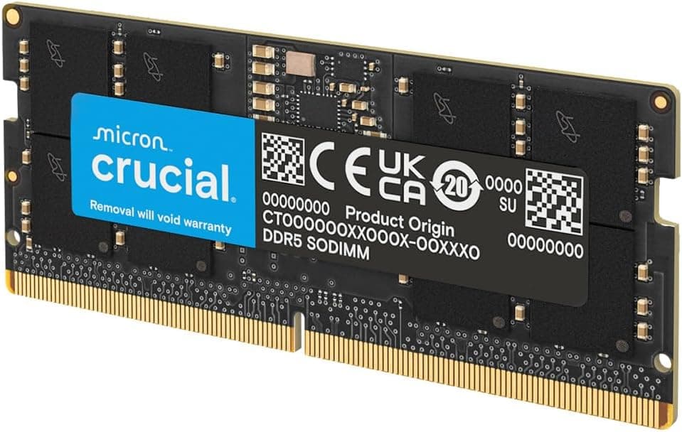 Crucial RAM DDR5 16GB Kit (2x8GB) 5600MHz SODIMM, Memoria per PC Laptop/Notebook, Mini PC (o… product image
