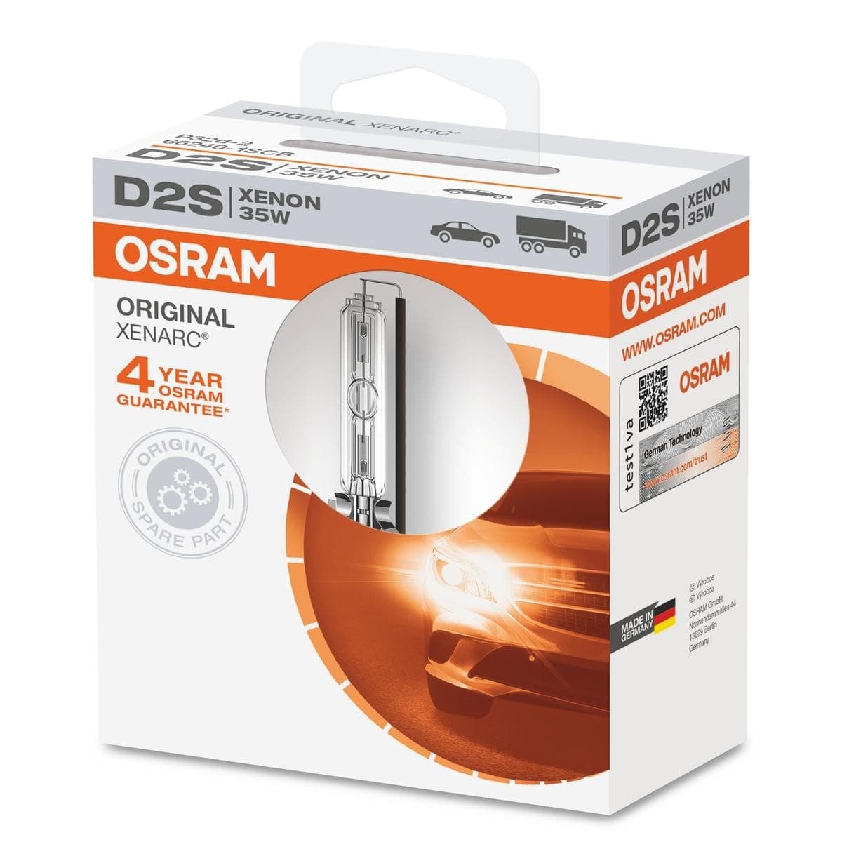 OSRAM XENARC ORIGINAL D2S HID Xenon discharge bulb, discharge lamp, OEM quality OEM,… product image