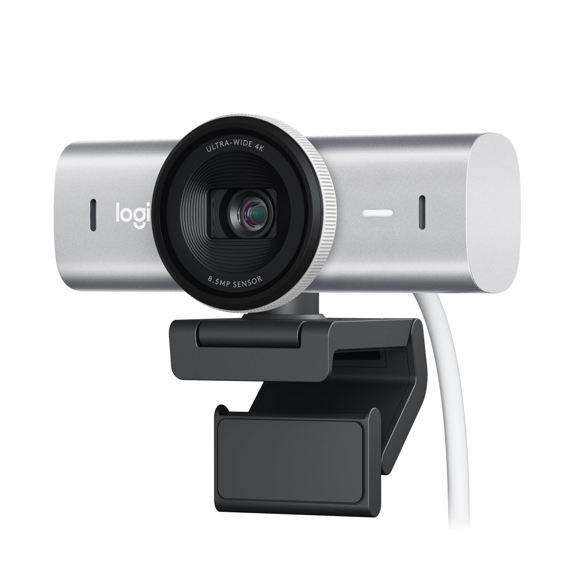 Logitech MX Brio Ultra HD 4K Collaboration and Streaming Webcam (Pale Grey) product image