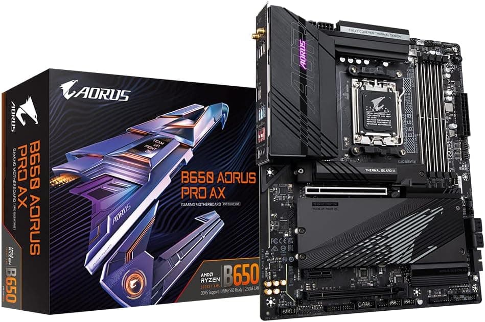 Gigabyte B650 AORUS PRO AX Motherboard - Supports AMD Ryzen 8000 CPUs, 16*+2+1 Phases Digital… product image