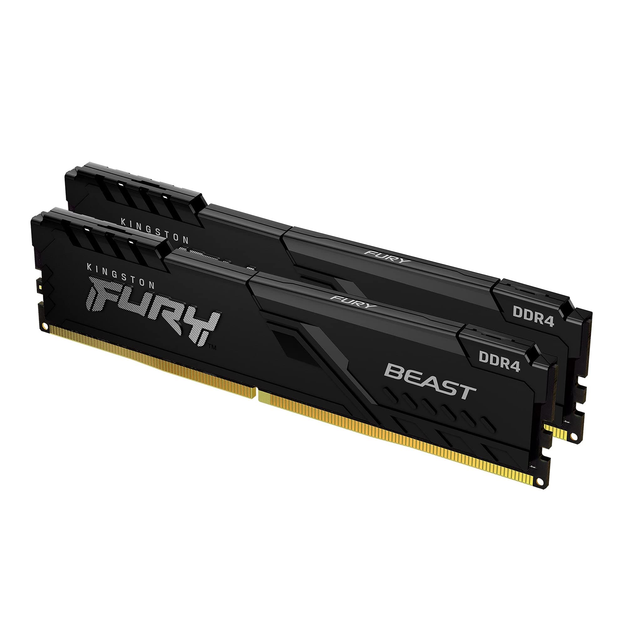 Kingston FURY Beast 16GB (2x8GB) 3600MHz DDR4 CL17 Desktop Speicher Kit mit 2 KF436C17BBK2/16 product image