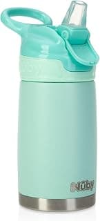 Flip-It Insulated Stainless Steel Water Bottle, 300 ml, Ages 18 Months, Aqua | Leak-proof… product image