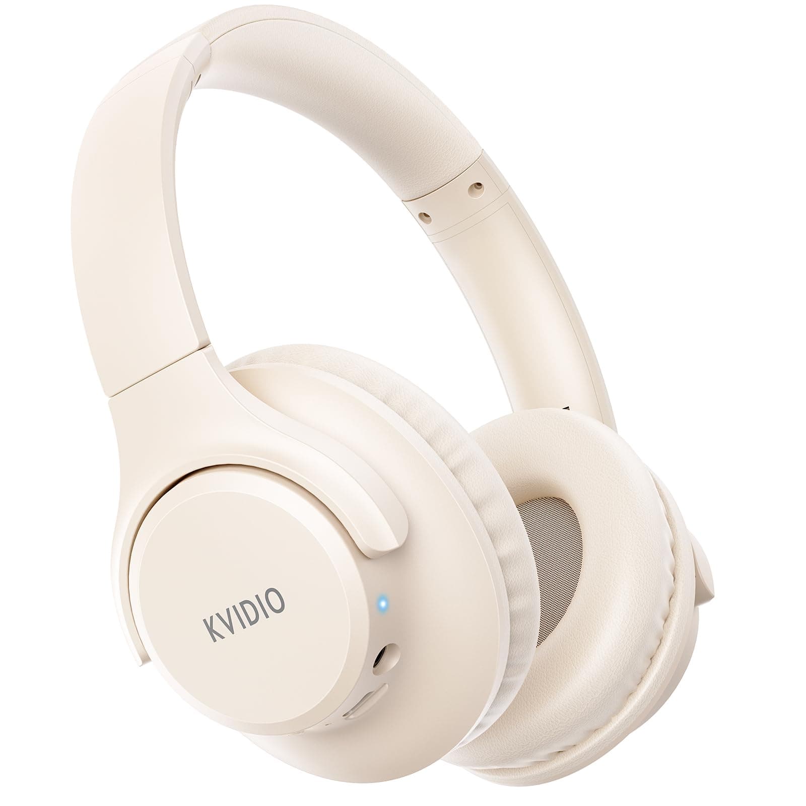 KVIDIO Bluetooth Headphones Over Ear, 65H Playtime Wireless Headphones with Mic, Foldable… product image