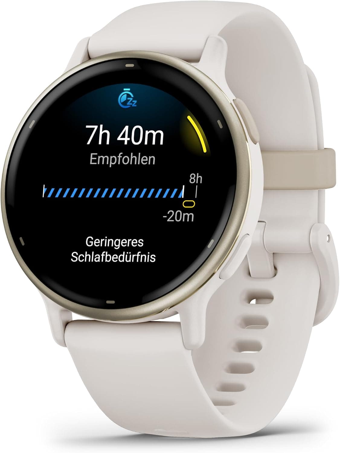 Garmin Vivoactive 5 42mm GPS Fitness Smart Watch Ivory Cream Gold product image