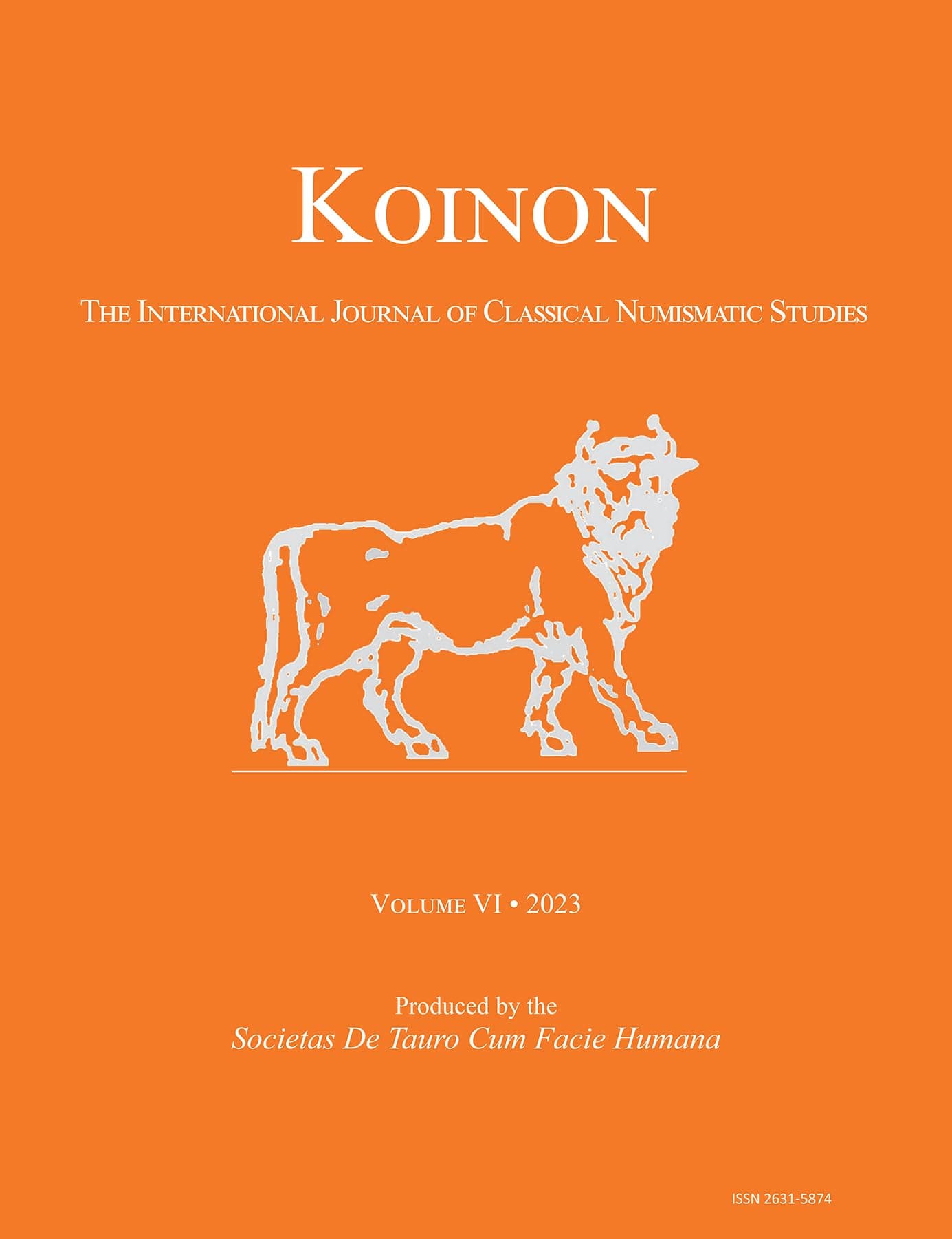 Koinon 2023: The International Journal of Classical Numismatic Studies (Koinon: the… product image