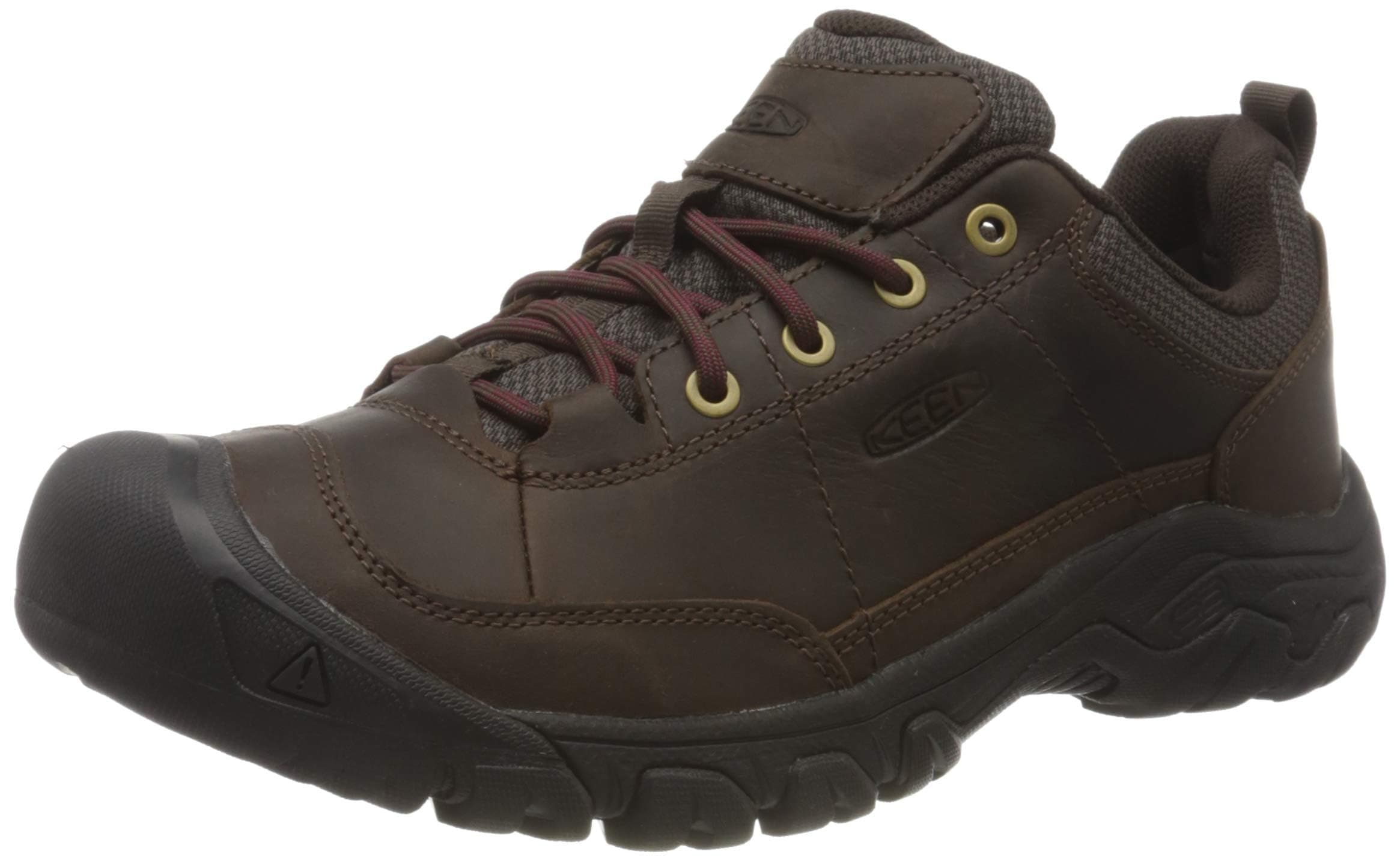 KEEN Men's Targhee 3 Oxford Casual Hiking Shoes, Dark Earth/Mulch, 15 product image