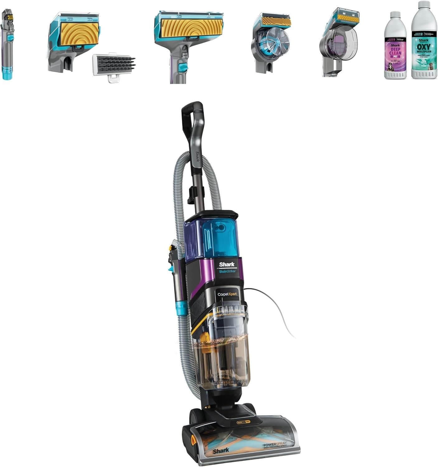 Shark CarpetXpert HairPro Pet Carpet Cleaner, Anti-Tangle & Clog, EX300UK | Built-In… product image