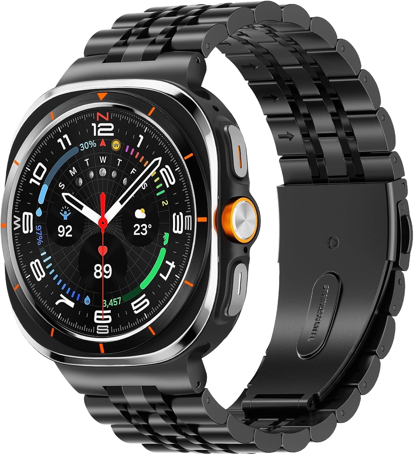 Bracelet Compatible with Samsung Galaxy Watch Ultra 2 2026/2025/2024 47 mm, No Gap Brilliant… product image