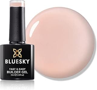 Bluesky All in One Fast & Easy Builder Gel 10ml, Latte - Nude Pink, Nail Strengthener and… product image