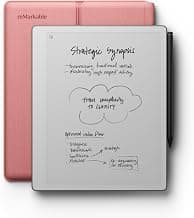 reMarkable Paper Pure with Marker Plus and Desert Pink Sleeve Folio | 10.3” paper tablet with… product image