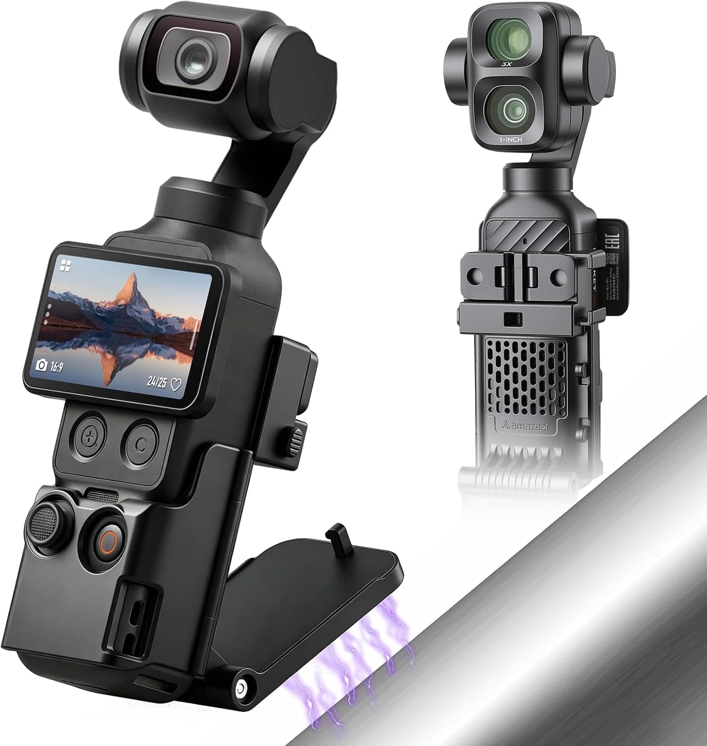 Magnetic Mount for DJI Osmo Pocket 4P/4/3, Suction Cup Mount for Desktop and Vertical Surface,… product image