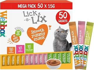 Lick-e-Lix Cat Treats Variety Value Pack - Kitten Friendly, Grain Free, No Artificial… product image