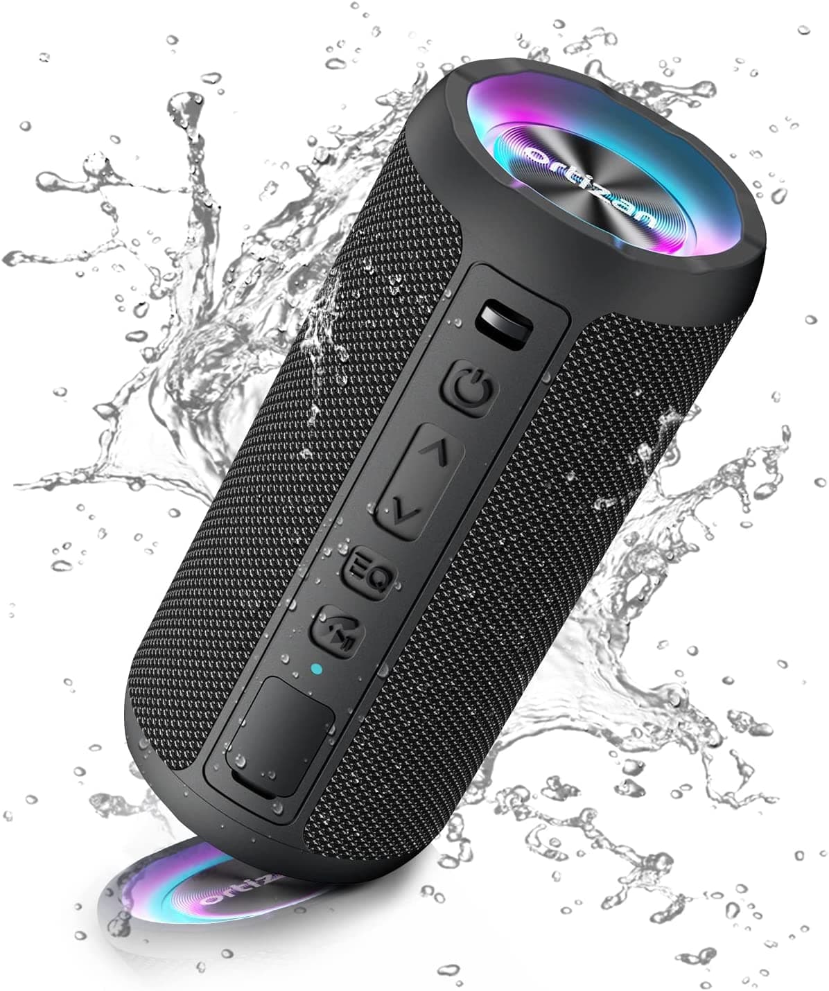 Ortizan Bluetooth Speaker, Portable Wireless Bluetooth Speakers With Led Light, Louder Volume… product image