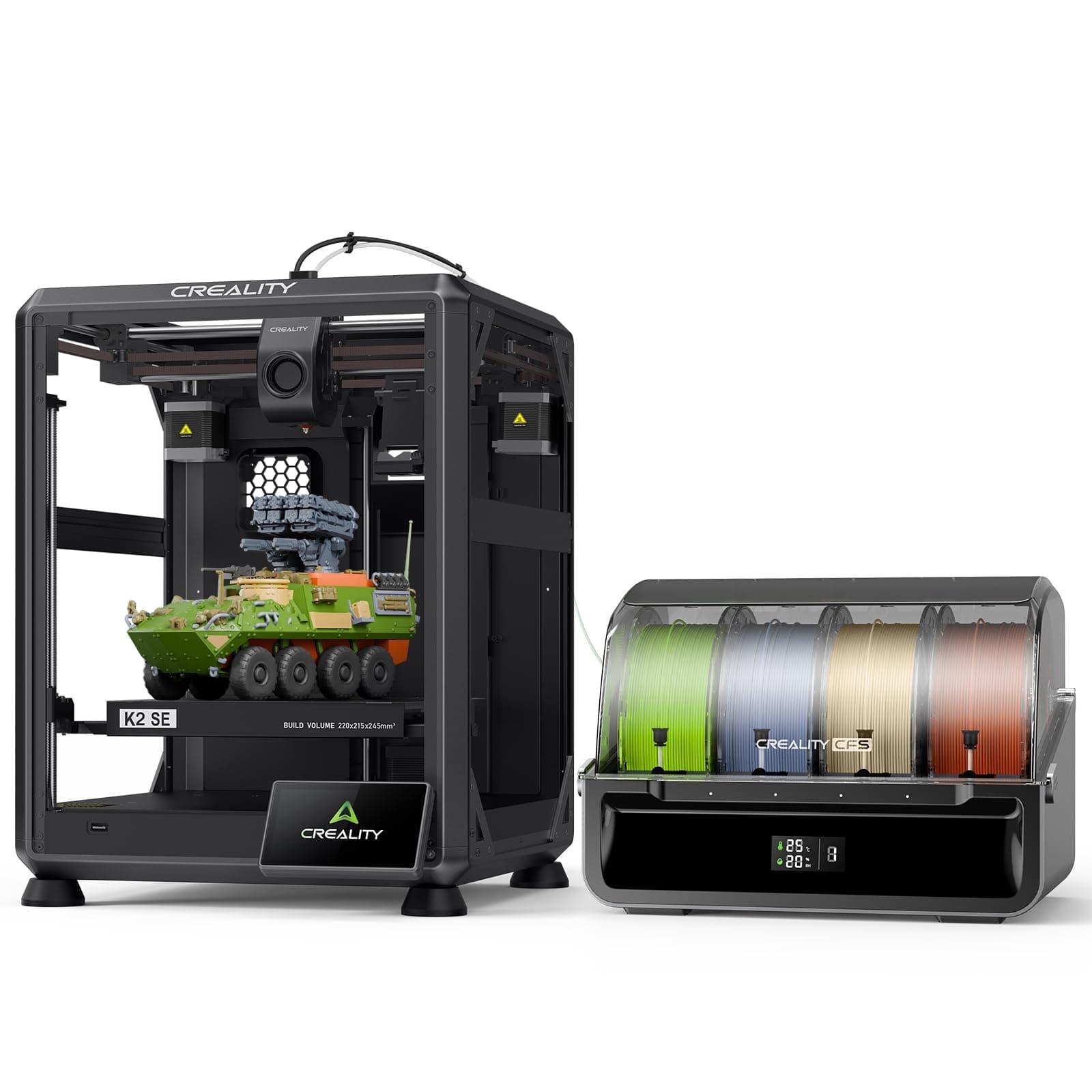 Creality K2 SE Combo 3D Printer, Support Multicolor Printing with CFS, 500mm/s High-Speed,… product image