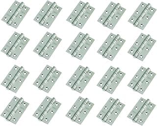 10 Pairs of Door Hinge 3" 75mm Ball Bearing Hinges Polished Chrome Suit Internal Doors Pair (10) product image