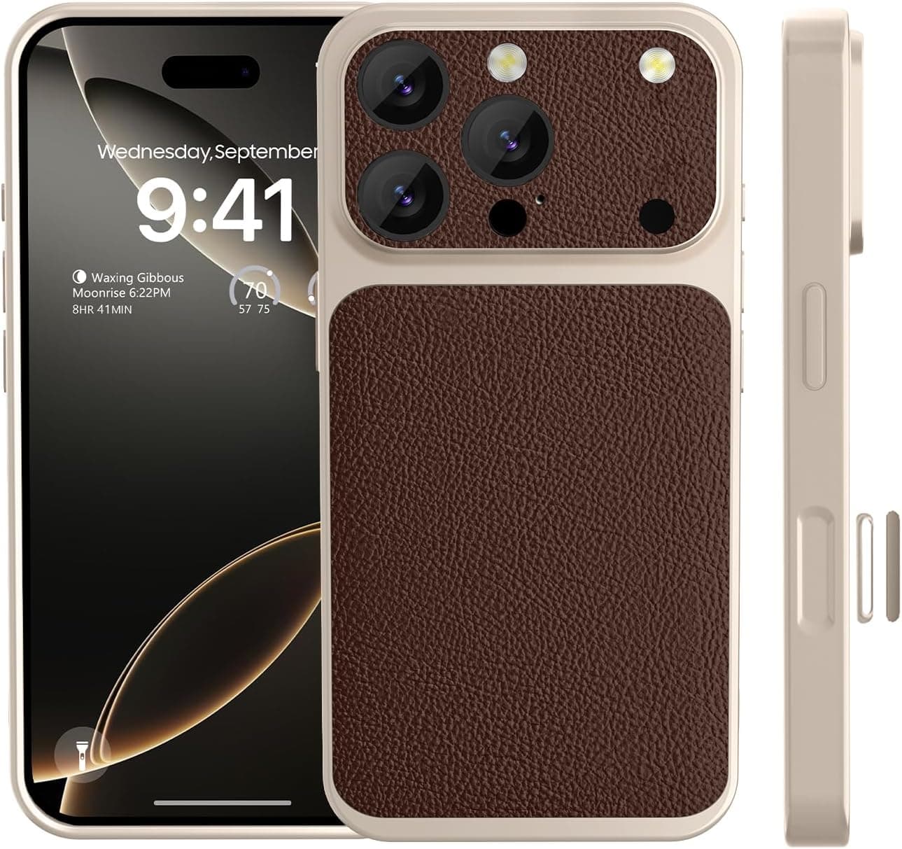 for iPhone 16 Pro Max Case,Dark Brown product image