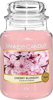 Scented Candle | Cherry Blossom Large Jar | Long Burning Candles: up to 150 Hours | Perfect… product image