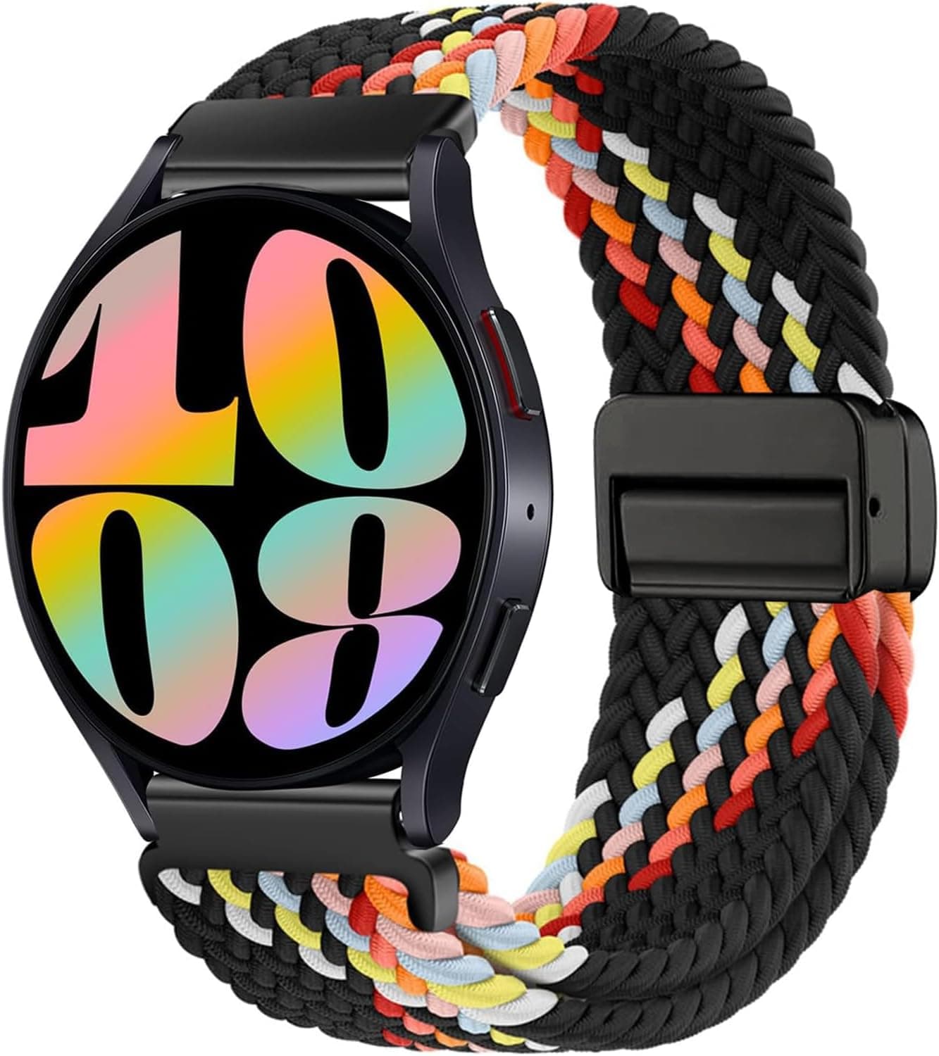 Nylon Braided Strap for Galaxy Watch 7/FE/6/5/4 40mm 44mm 20mm Elastic Band for Galaxy Watch 6… product image
