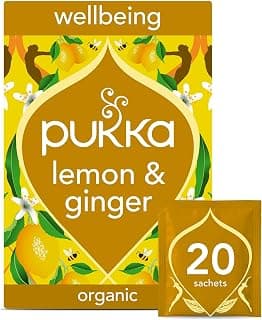 Pukka Herbs Lemon Ginger & Manuka Honey Tea Bags 20 pack product image