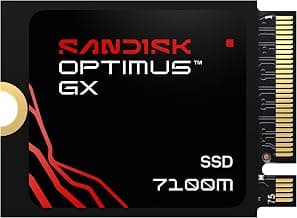 Optimus GX 7100M NVMe SSD 2TB (up to 7250/6900 MB/s Sequential Read/Write, M.2 2230, PCIe 4.0,… product image