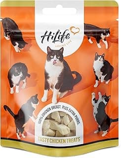 Chicken Breast Cat Treats, Freeze Dried & Grain Free Chicken Treats for Adult Cats, Made With… product image