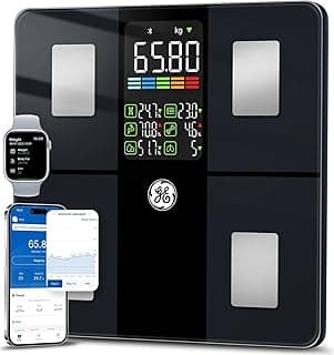 GE Weight Scale Smart for Body, Body Fat Weighing Scales Bathroom with BMI Muscle Mass 14 Body… product image