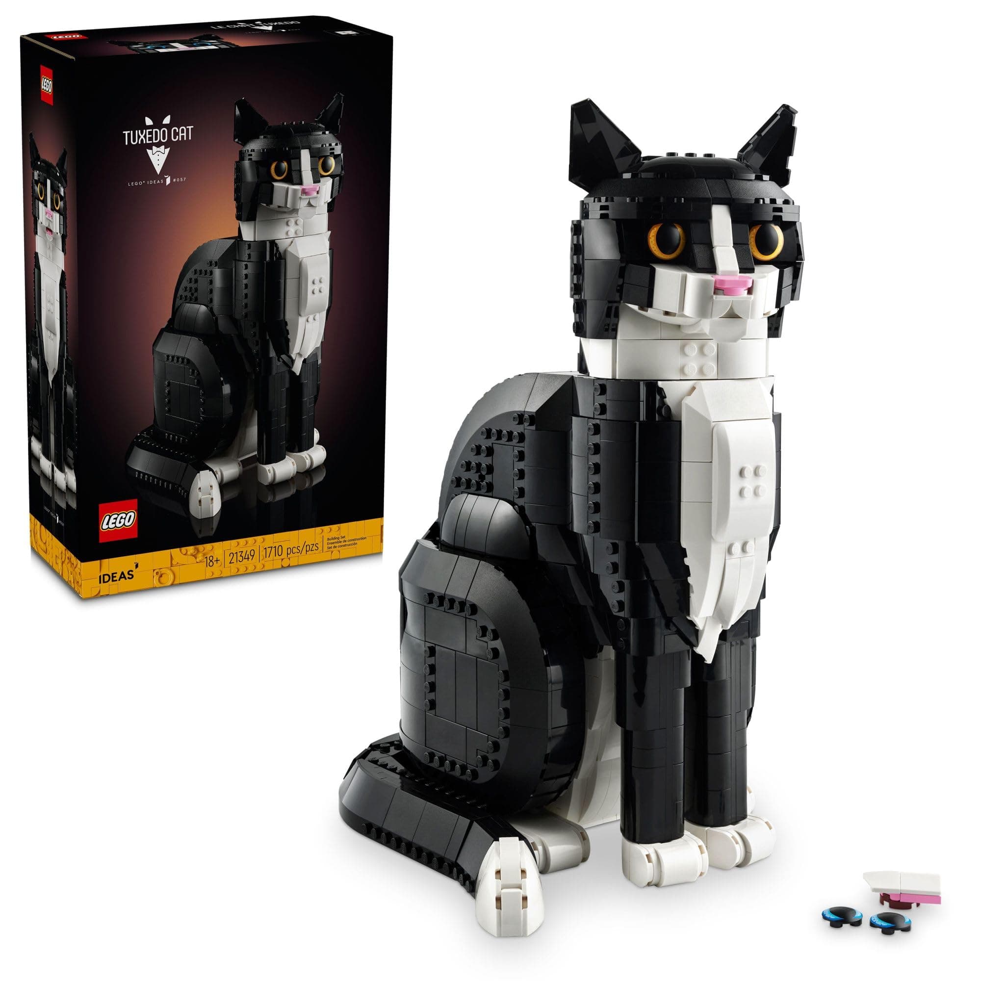 Lego Ideas Tuxedo Cat - Juego de construcción para Adultos a Partir de 18 años - Kit de… product image