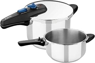 Braisogona M570005 Monix Veloce Stainless Steel Pressure Cooker Set, Silver | Silver, suitable… product image