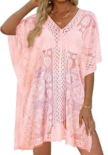 Womens Beach Cover Up Lace Kimono Swimsuits Beachwear Coverups For Holiday | soft and… product image