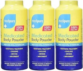 Medipure Medicated Body Powder 100% Talc Free Cooling Powder 200g Soothing Treatment Powders… product image