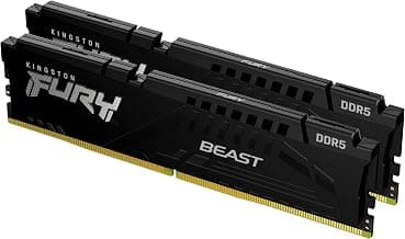 Kingston FURY Beast Black DDR5 32GB (2x16GB) 6000MT/s CL30 DIMM Desktop Gaming Memory Kit of 2… product image