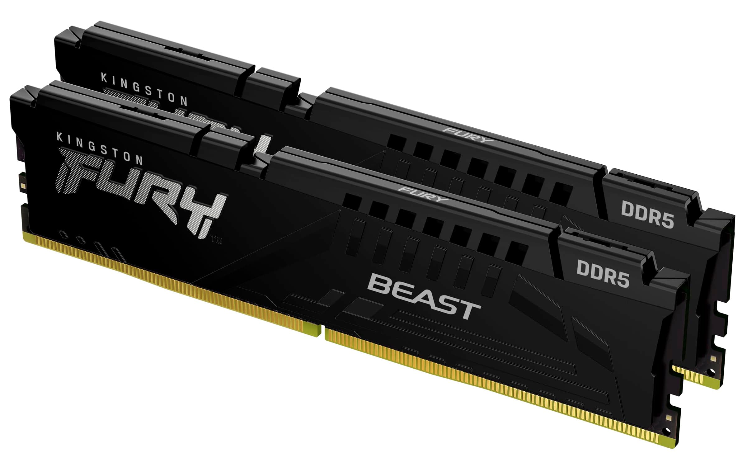 Kingston FURY Beast Schwarz DDR5 16GB (2x8GB) 5600MT/s CL36 DIMM Desktop Gaming Speicher Kit… product image