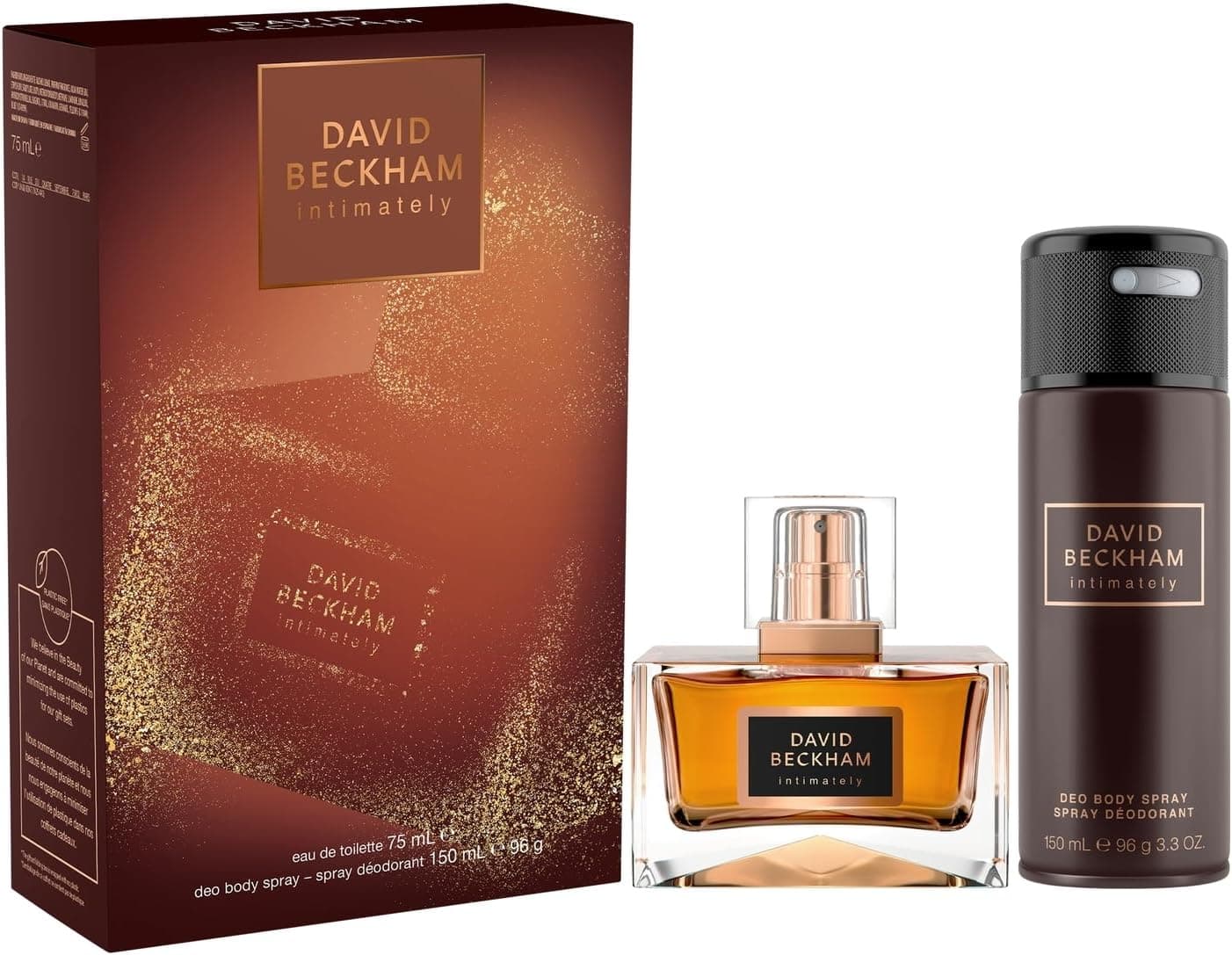 David Beckham Intimately Coffret Cadeau pour Homme avec Eau de Toilette 75 ml et Déodorant… product image