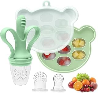 Baby Fruit Feeder, Silicone Ice Mold, Can Be Used to Cool Breast Milk and Relieve Teething… product image